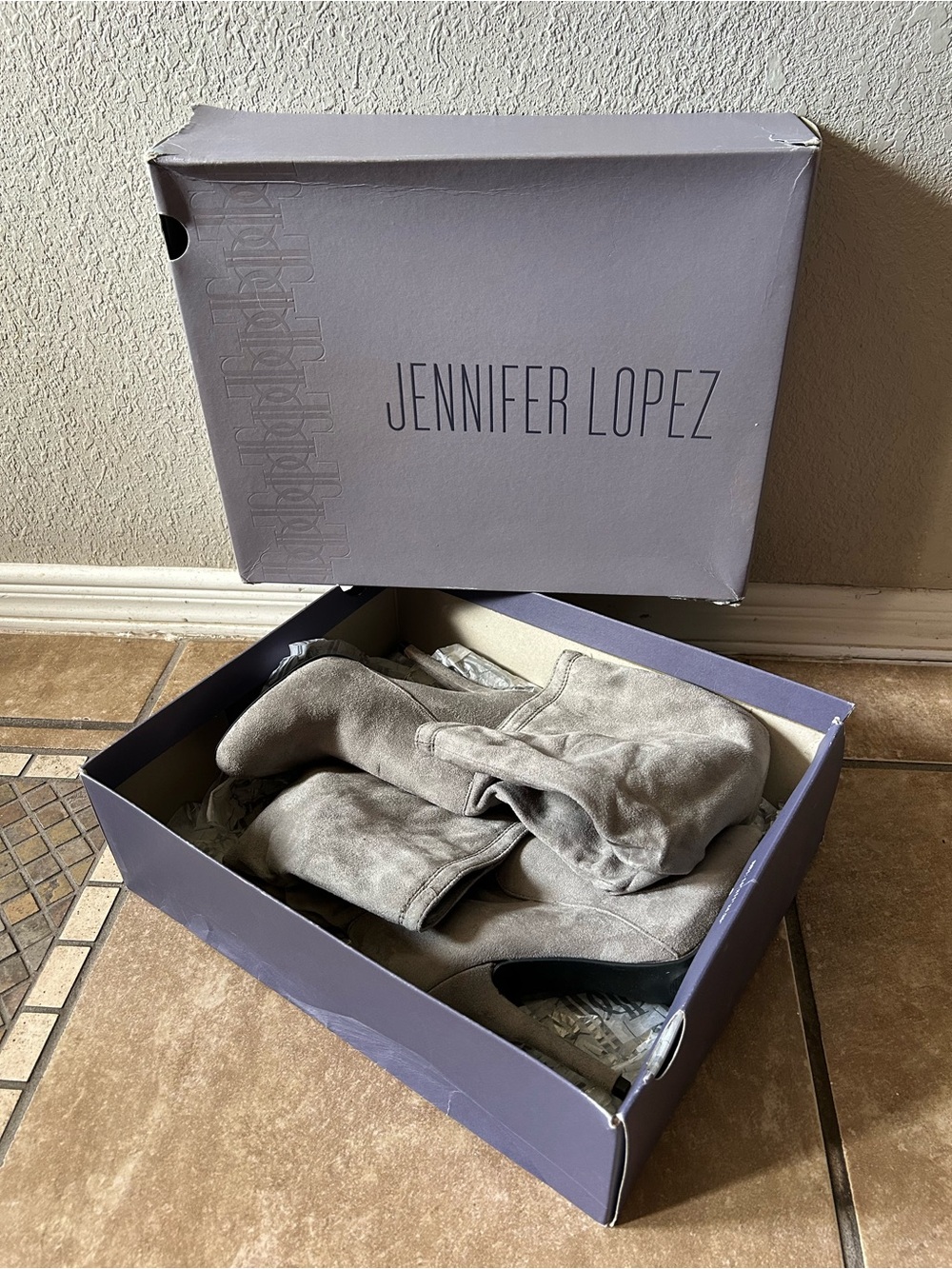 JLO Slouched High Heel Boots